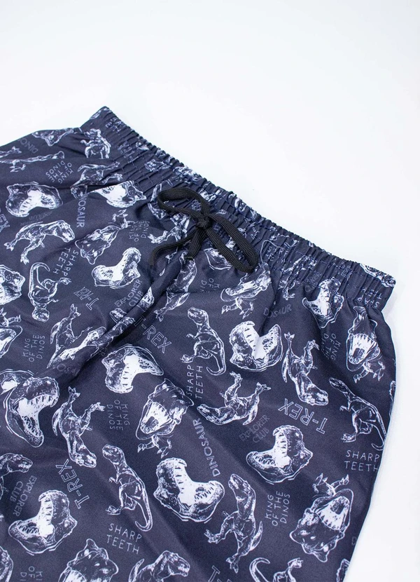 Turminha - Conjunto Infantil Masculino Meia Malha Preto 3