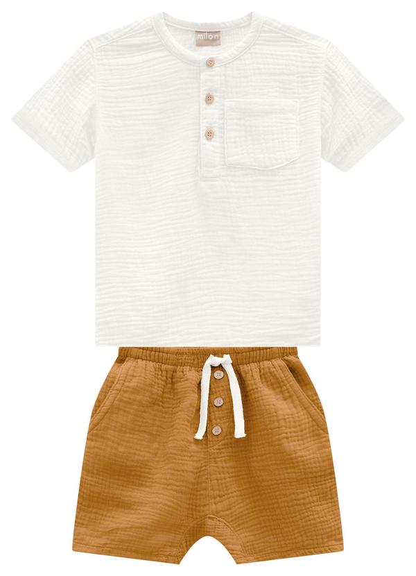 Milon - Conjunto Infantil Menino Off White 1