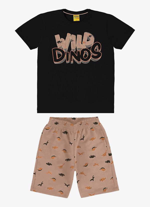 Rovi Kids - Conjunto Infantil Masculino Preto