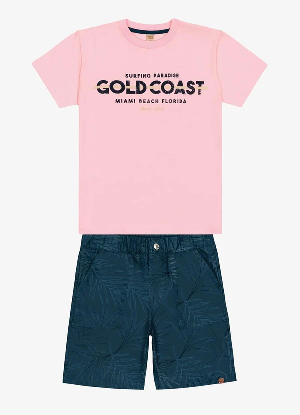 Trick Nick - Conjunto Infantil Menino Rosa 3