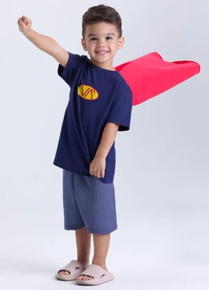Vida Costeira - Conjunto Infantil Masculino Super Va Azul - VIDA COSTEIRA
