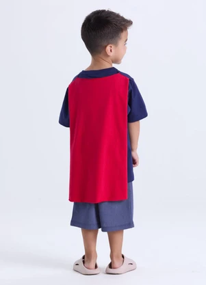 Vida Costeira - Conjunto Infantil Masculino Super Va Azul - VIDA COSTEIRA