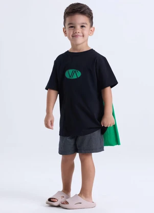 Vida Costeira - Conjunto Infantil Masculino Super Va Pretoo - VIDA COSTEIRA