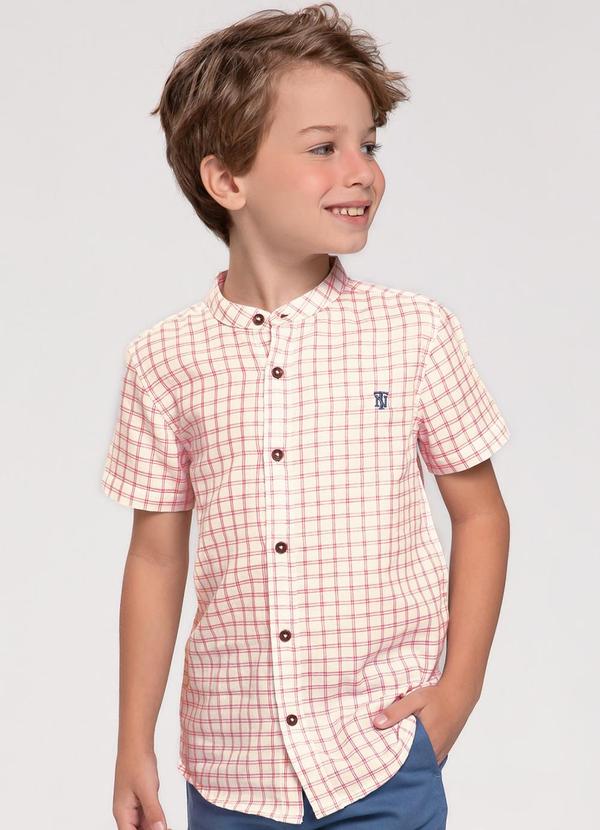 Trick Nick - Conjunto Infantil Masculino Xadrez Vermelho 4