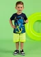 Turminha - Conjunto Infantil Meia Malha Azul - variação: Azul