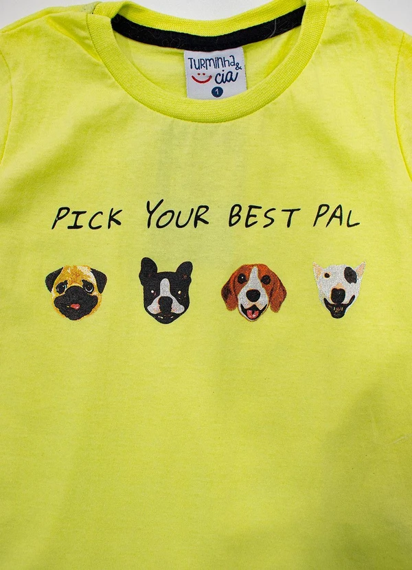 Turminha - Conjunto Infantil Meia Malha Dog Verde 3