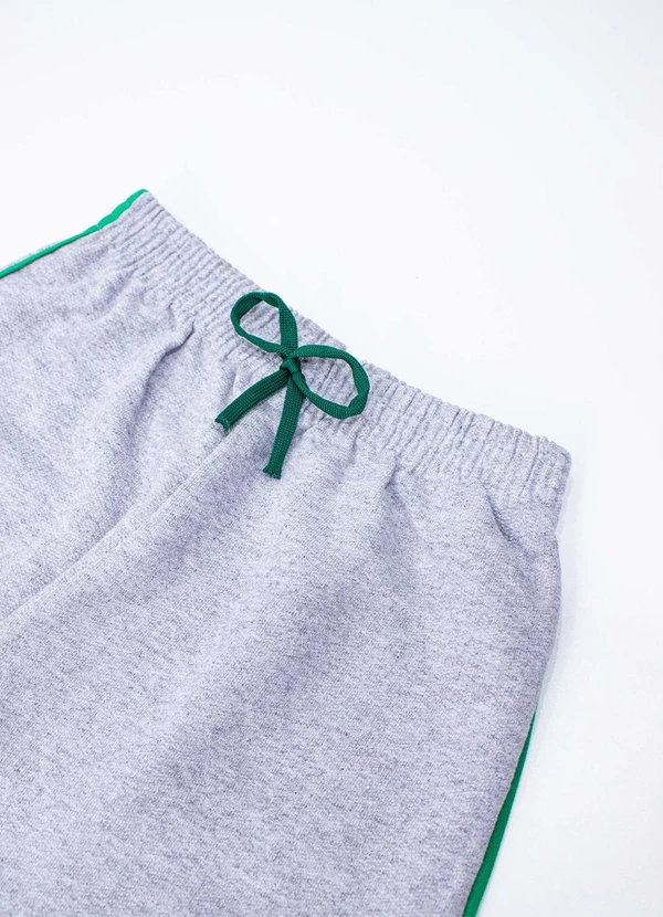 Turminha - Conjunto Infantil Meia Malha/Moletom Azul 3