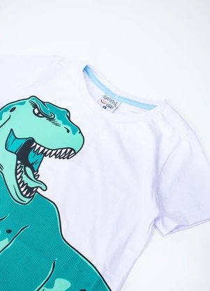 Turminha - Conjunto Infantil Meia Malha/Moletom Dino Bran - TURMINHA