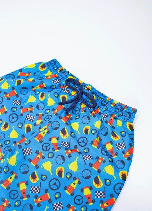 Turminha - Conjunto Infantil Meia Malha/Tactel Azul 3