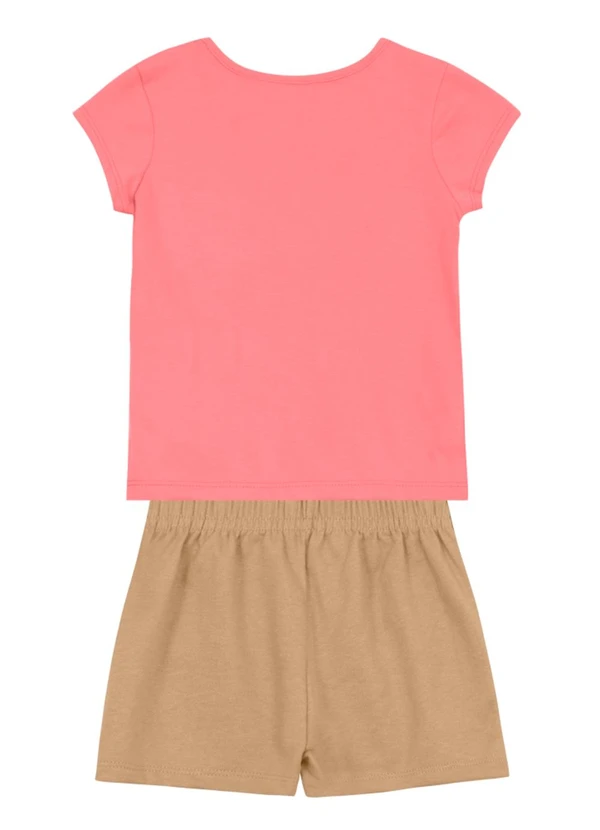 Brandili - Conjunto Infantil Menina com Flores Rosa 2