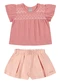 Colorittá - Conjunto Infantil Menina Curto Rosa - variação: Rosa