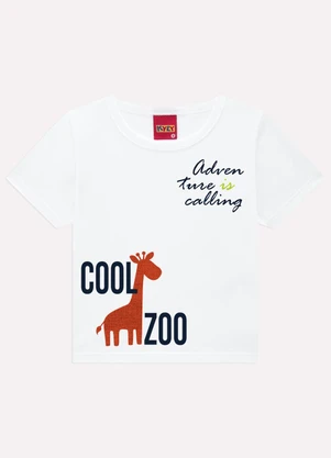 Kyly - Conjunto Infantil Menino Animais Branco - KYLY