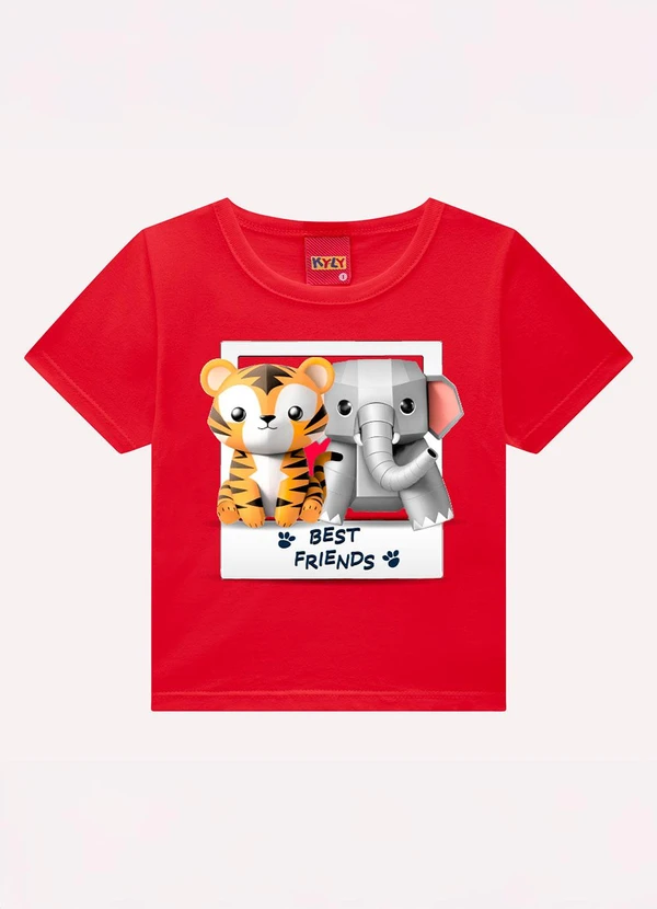 Kyly - Conjunto Infantil Menino Animais Vermelho 3