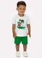 Kyly - Conjunto Infantil Animaizinhos Azul Marinho - variação: Cinza