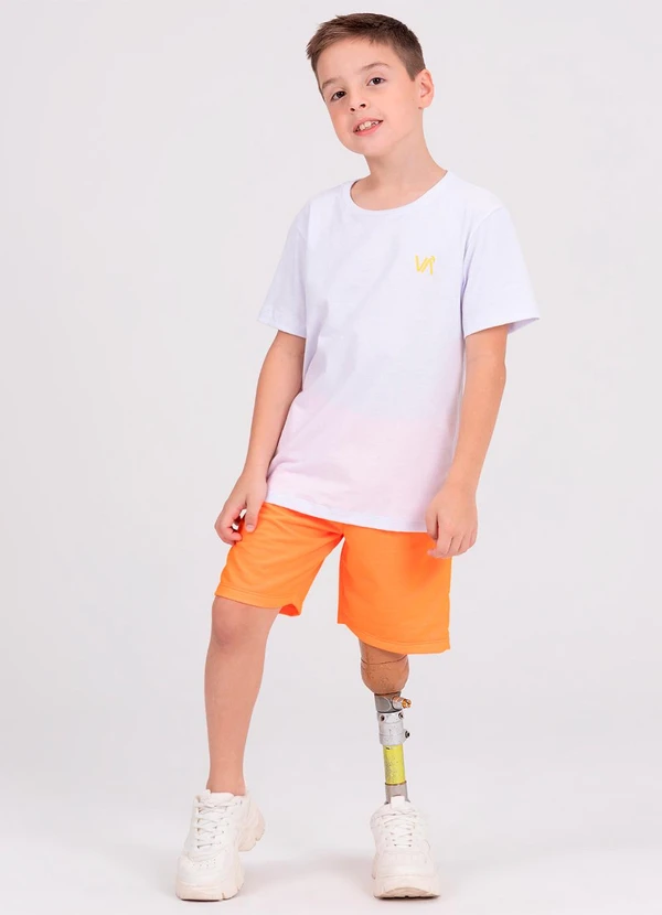 Vida Costeira - Conjunto Infantil Menino Aplique Laranja 1