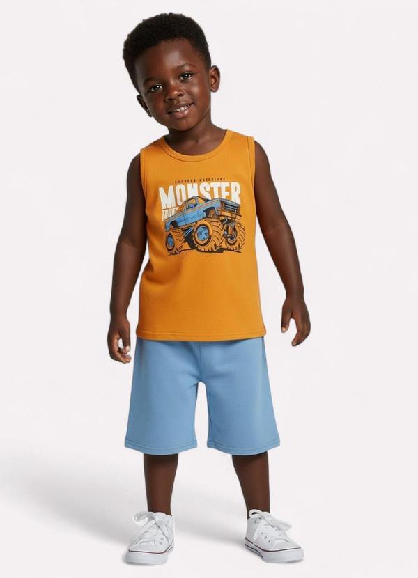 Kyly - Conjunto Infantil Menino Automóvel Amarelo
