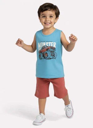 Kyly - Conjunto Infantil Menino Automóvel Azul - KYLY