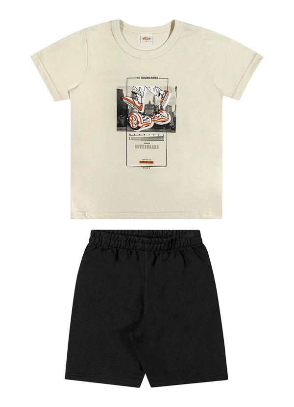 Elian - Conjunto Infantil Menino Aventura Elian Cinza