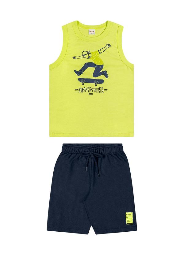 Elian - Conjunto Infantil Menino Aventura Elian Verde 1