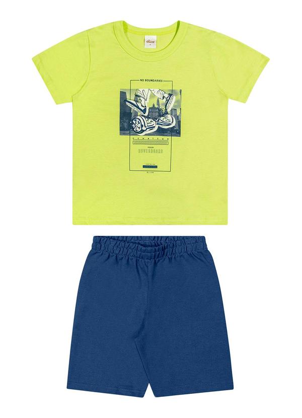 Elian - Conjunto Infantil Menino Aventura Elian Verde