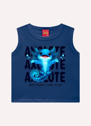 Kyly - Conjunto Infantil Menino Axolote Azul - KYLY
