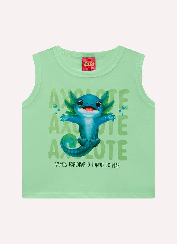 Kyly - Conjunto Infantil Menino Axolote Verde 3