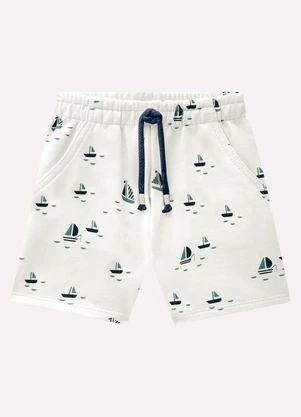 Milon - Conjunto Infantil Menino Barquinho Verde - MILON