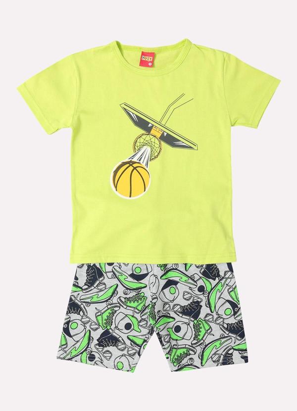 Kyly - Conjunto Infantil Menino Basquete Verde 2