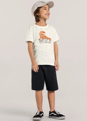 Brandili - Conjunto Infantil Menino Bege - BRANDILI