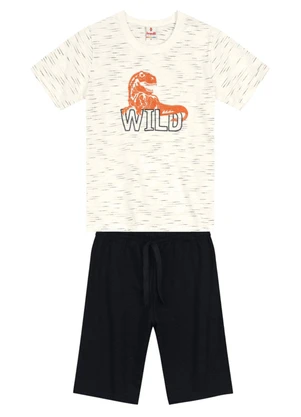 Brandili - Conjunto Infantil Menino Bege - BRANDILI