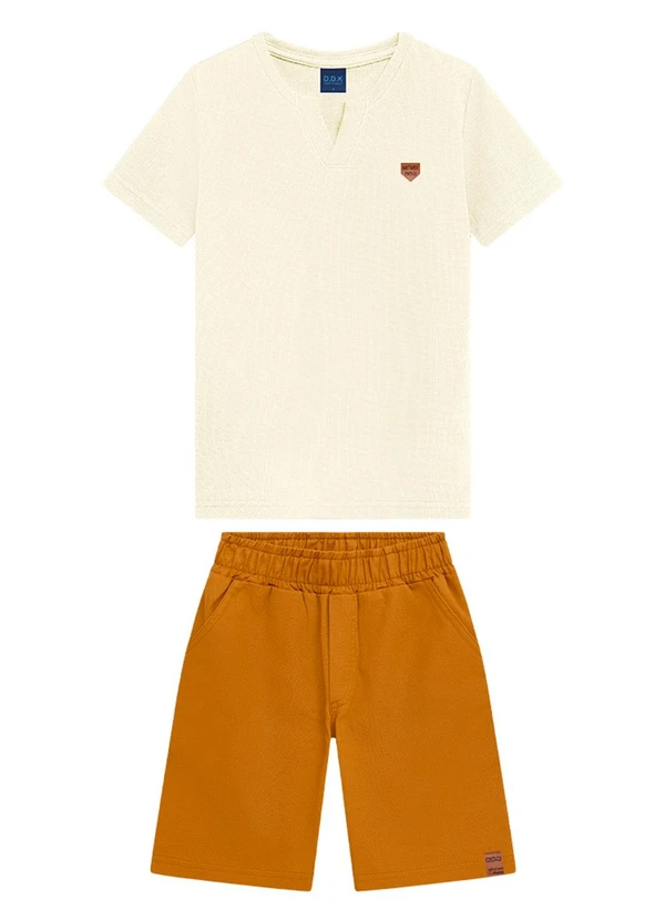 Ddk - Conjunto Infantil Menino Bege