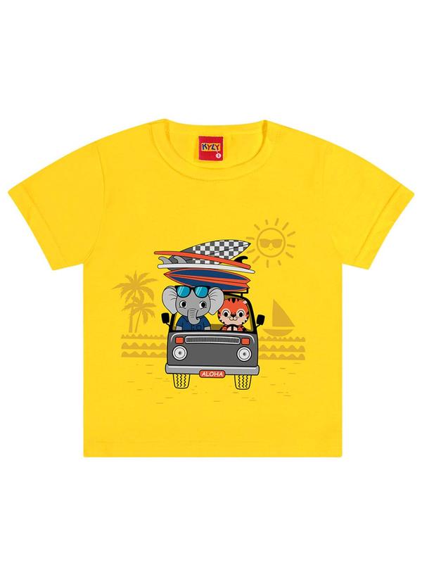 Kyly - Conjunto Infantil Menino Bichinhos Amarelo 2