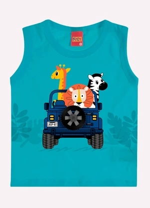 Kyly - Conjunto Infantil Menino Bichinhos Azul - KYLY