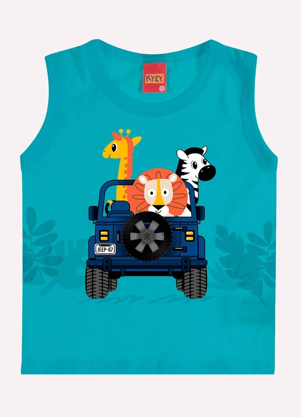 Kyly - Conjunto Infantil Menino Bichinhos Azul 2