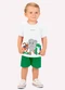 Kyly - Conjunto Infantil Menino Bichinhos Cinza - variação: Branco