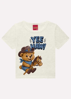 Kyly - Conjunto Infantil Menino Bichinhos Cinza - KYLY