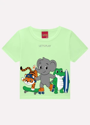 Kyly - Conjunto Infantil Menino Bichinhos Verde - KYLY