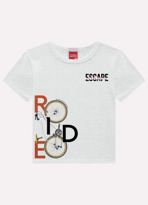Kyly - Conjunto Infantil Menino Bicicleta Cinza - KYLY
