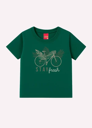 Kyly - Conjunto Infantil Menino Bicicleta Verde - KYLY