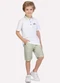 Milon - Conjunto Infantil Menino Bordado Branco - variação: Branco