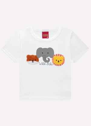 Kyly - Conjunto Infantil Menino Bordado Branco - KYLY