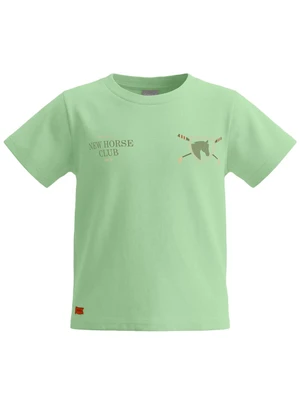 Mundi - Conjunto Infantil Menino Bordado Cavalo Verde - MUNDI