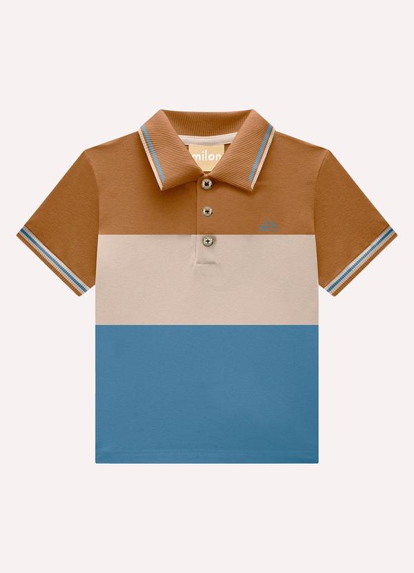 Milon - Conjunto Infantil Menino Bordado Marrom 2