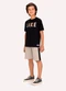 Kyly - Conjunto Infantil Menino Bordado Bege - variação: Preto