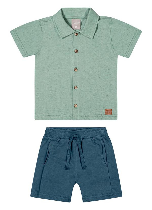 Colorittá - Conjunto Infantil Menino Botões Colorittá Verde