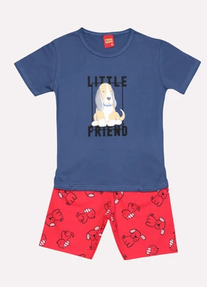 Kyly - Conjunto Infantil Menino Cachorrinho Azul - KYLY