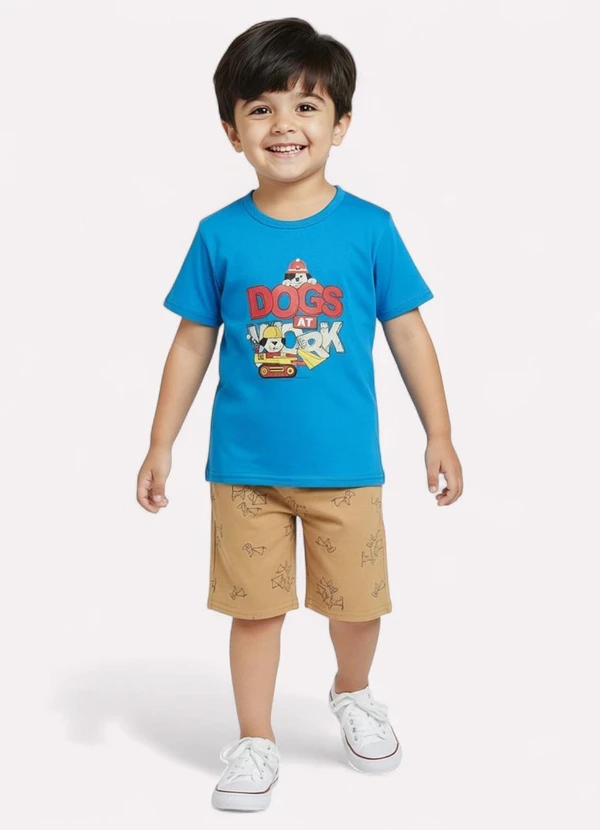 Kyly - Conjunto Infantil Menino Cachorrinho Azul