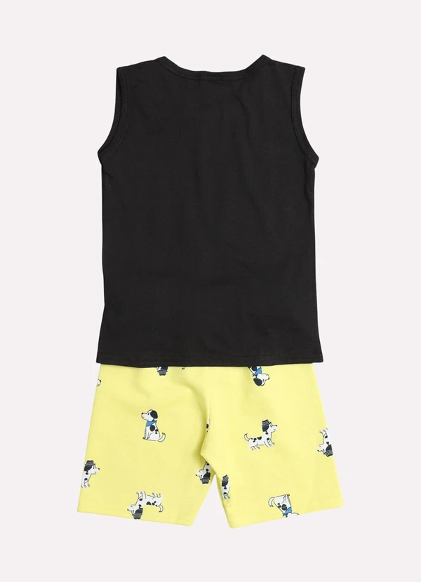 Kyly - Conjunto Infantil Menino Cachorrinho Preto 3