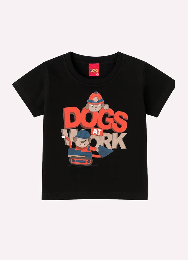 Kyly - Conjunto Infantil Menino Cachorrinho Preto 2