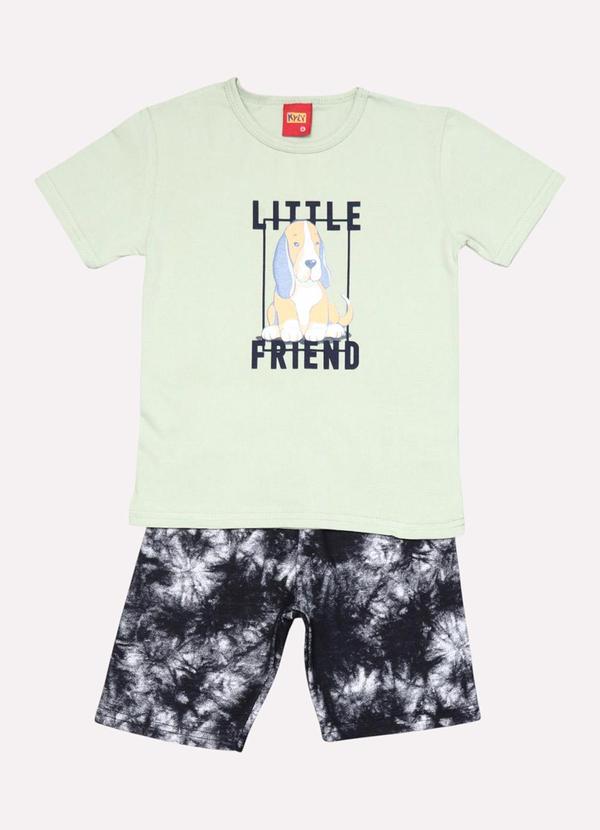 Kyly - Conjunto Infantil Menino Cachorrinho Verde 2